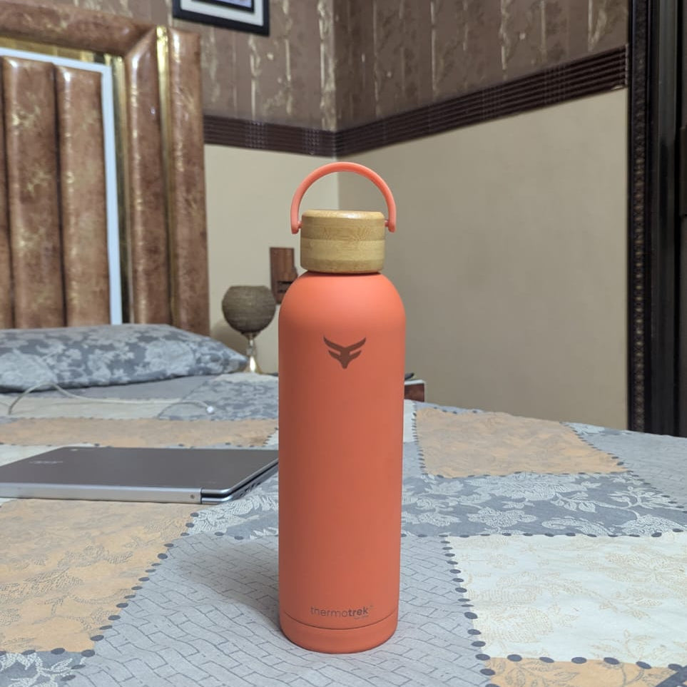 Insulated stainless steel water bottle